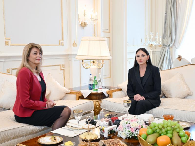 Azerbaijani First Lady Mehriban Aliyeva met with Bulgarian First Lady Desislava Radeva
