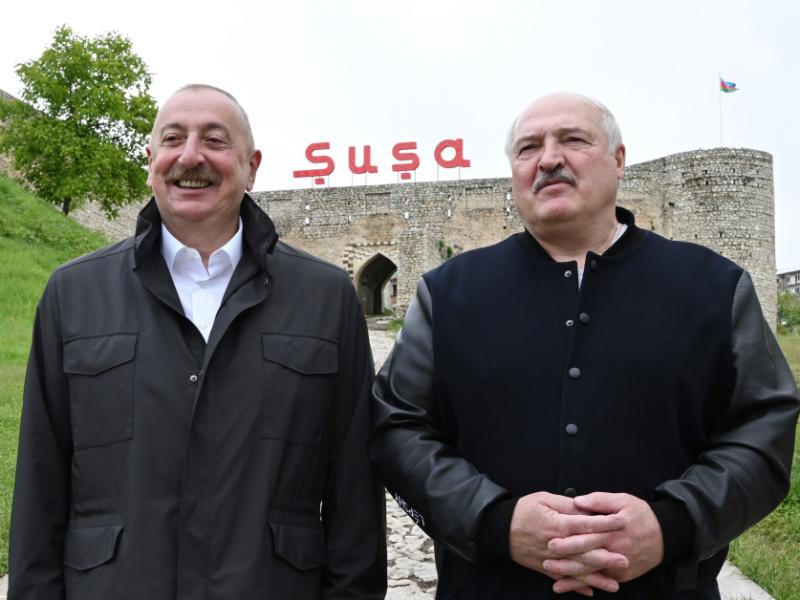 President Ilham Aliyev and President Aleksandr Lukashenko visited Shusha city