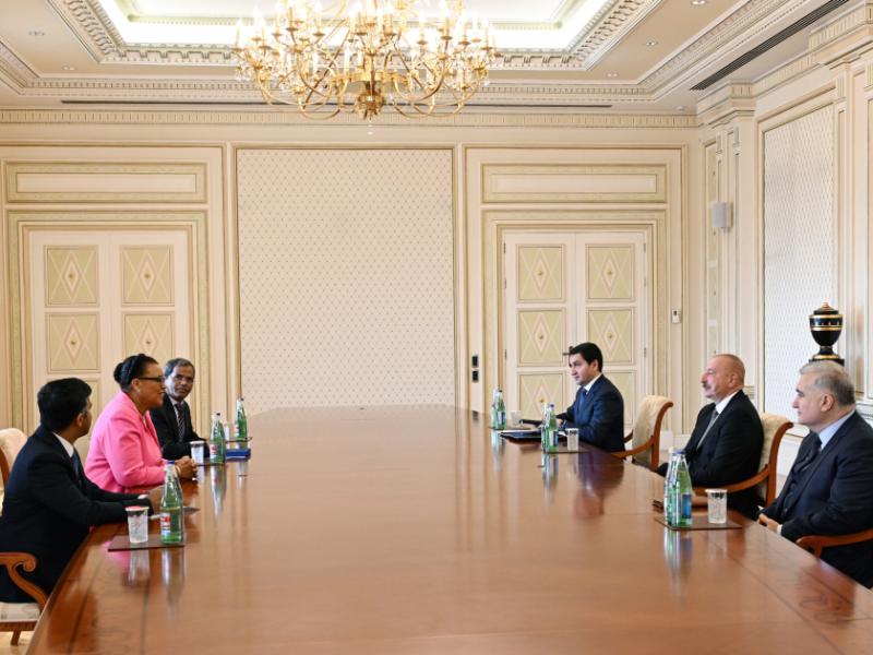Президент Ильхам Алиев принял генерального секретаря Содружества наций 