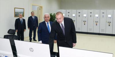 Prezident İlham Əliyev Lerik rayonunda elektrik stansiyasının açılışında iştirak edib