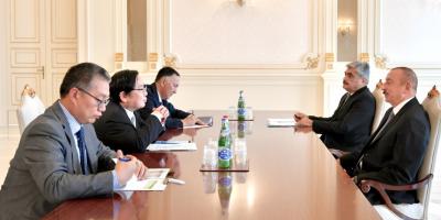 Prezident İlham Əliyev Asiya İnkişaf Bankının vitse-prezidentini qəbul edib 