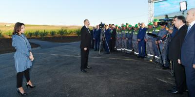 Prezident İlham Əliyev “Ulu Aqro” MMC-nin Qax Aqroparkının açılışında iştirak edib 
