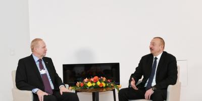 Azərbaycan Prezidenti İlham Əliyev ilə BP qrupunun baş icraçı direktorunun görüşü olub