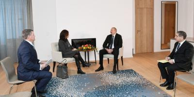 Prezident İlham Əliyev “CISCO” şirkətinin icraçı vitse-prezidenti ilə görüşüb