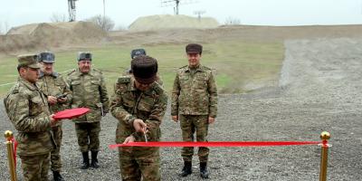 Hərbi Hava Qüvvələrinin cəbhəboyu zonada yerləşən hissələrində yeni yaşayış kompleksləri istifadəyə verilib