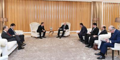 Prezident İlham Əliyevin İtaliyanın iqtisadi inkişaf nazirinin müavini ilə görüşü olub 