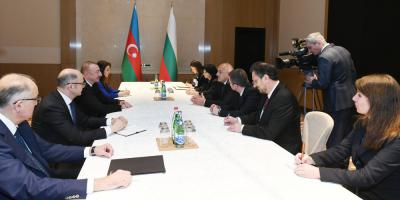 Azərbaycan Prezidenti İlham Əliyev Bolqarıstanın Baş naziri ilə görüşüb