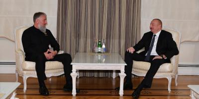 Prezident İlham Əliyev Rusiyanın Çeçenistan Respublikası başçısının müşavirini qəbul edib