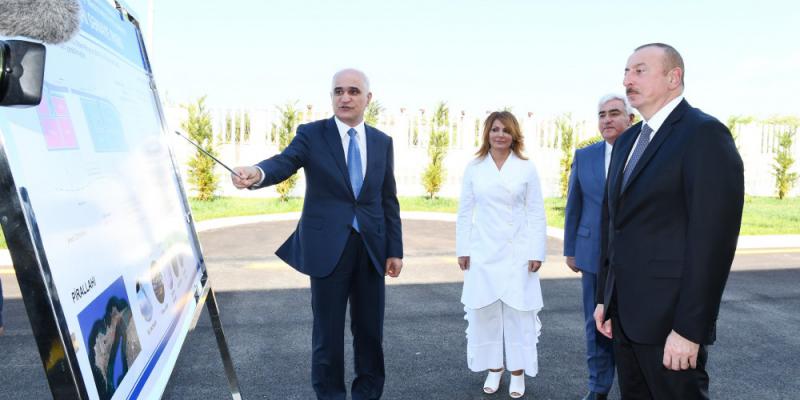Prezident İlham Əliyev Pirallahı Sənaye Parkında 