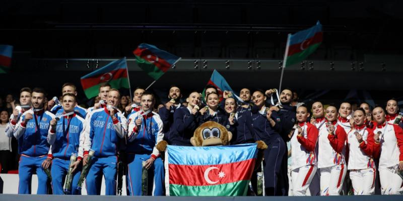 Aerobika gimnastikası üzrə Avropa çempionatı: Azərbaycanın aerodans komandası qızıl medal qazanıb