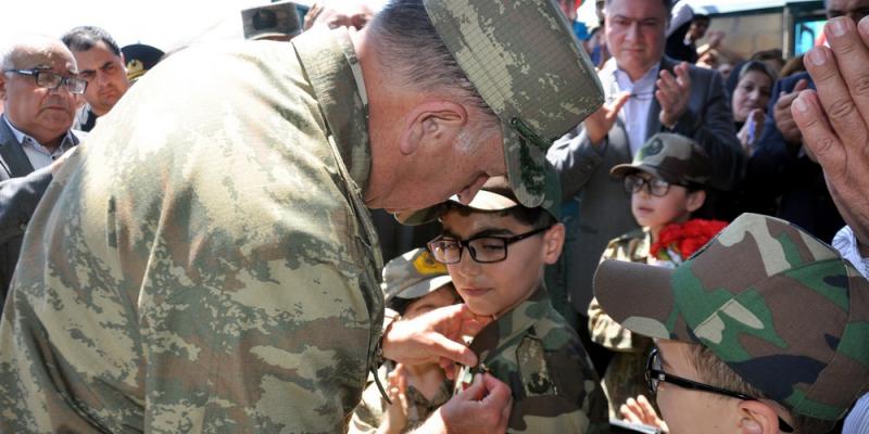 Şəhid Aqil Omarovun ailəsinə “Şücaətə görə” medalı təqdim edilib