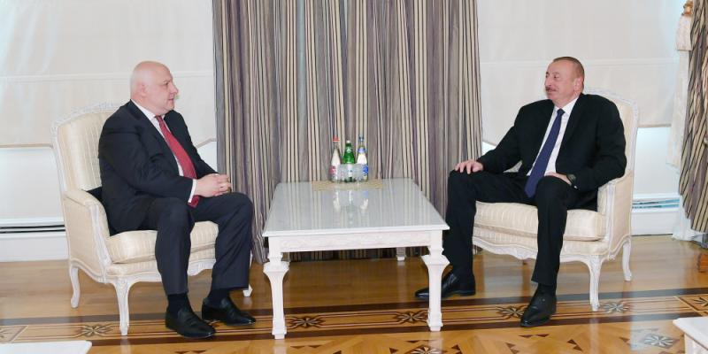Prezident İlham Əliyev ATƏT Parlament Assambleyasının prezidentini qəbul edib 