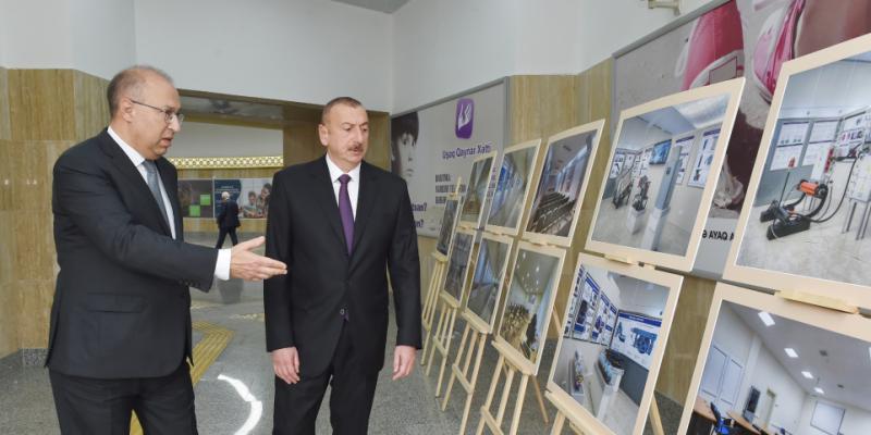 Bakı Metropoliteninin “Xətai” stansiyası yenidənqurmadan sonra istifadəyə verilib Prezident İlham Əliyev stansiyada yaradılan şəraitlə tanış olub