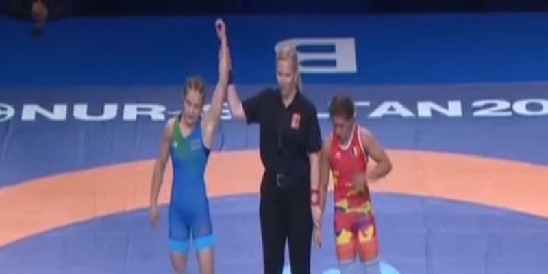 Azərbaycan güləşçisi Mariya Stadnik ikinci dəfə dünya çempionu olub 