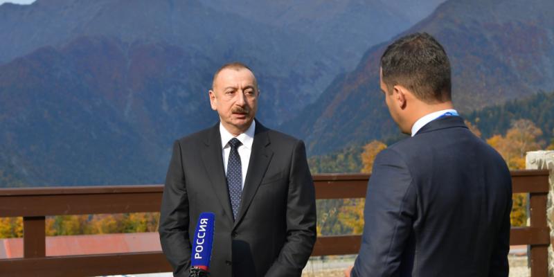 Azərbaycan Prezidenti İlham Əliyevin Rusiyanın “Rossiya” və “Birinci” televiziya kanallarına müsahibəsi