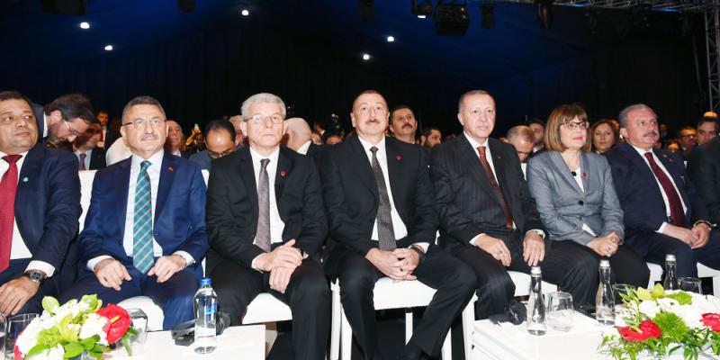 Opening ceremony of TANAP-Europe connection held in Ipsala settlement, Turkey