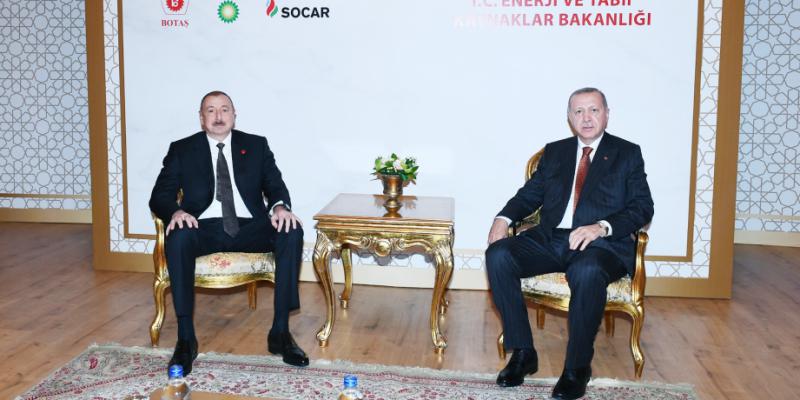 President Ilham Aliyev met with President of Turkey Recep Tayyip Erdogan