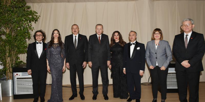 Дан прием в честь участников церемонии открытия части TANAP, соединяющейся с Европой