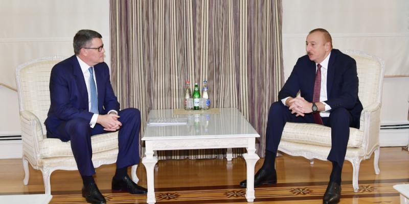 Президент Ильхам Алиев принял делегацию компании CISCO