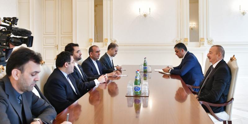 Президент Ильхам Алиев принял делегацию во главе с министром связи и информационных технологий Ирана