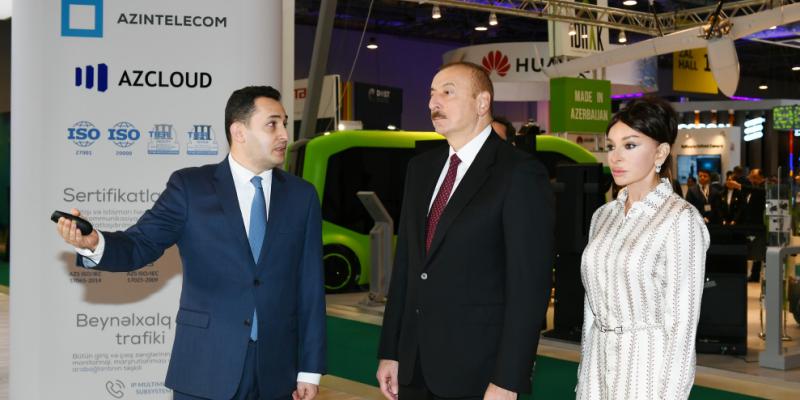 President Ilham Aliyev viewed Bakutel 2019 exhibition