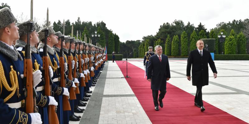 Состоялась церемония официальной встречи Короля Иордании Абдаллы II