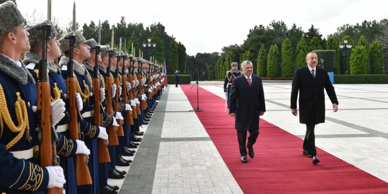 Official welcoming ceremony held for King Abdullah II of Jordan