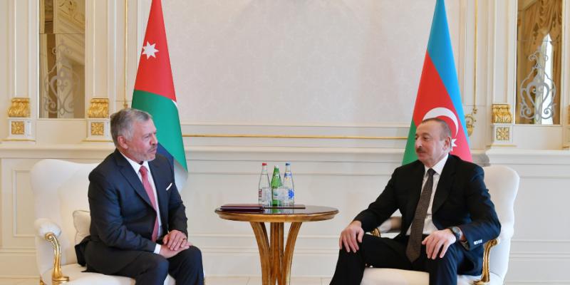President of Azerbaijan, King of Jordan held one-on-one meeting
