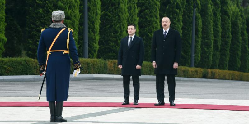 Состоялась церемония официальной встречи Президента Украины Владимира Зеленского