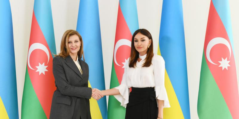 Первый вице-президент Азербайджана Мехрибан Алиева встретилась с первой леди Украины Еленой Зеленской