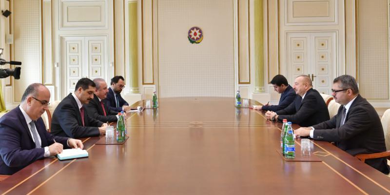 President Ilham Aliyev received delegation led by Speaker of Grand National Assembly of Turkey