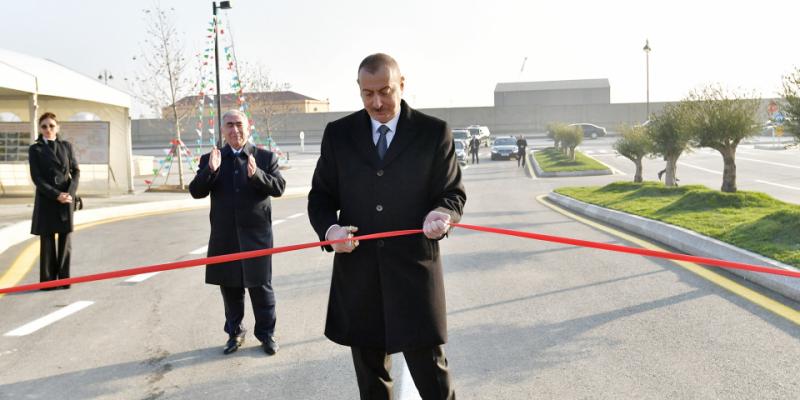 Президент Ильхам Алиев принял участие в открытии Центральной бульварной улицы в «Баку Белый город»