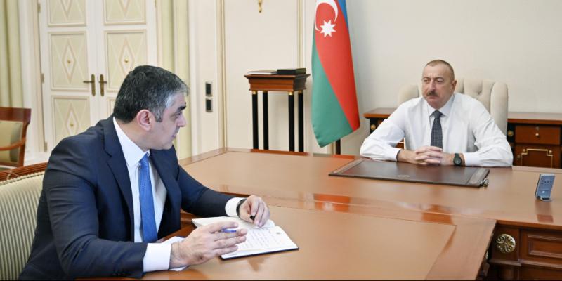 Президент Ильхам Алиев принял министра транспорта, связи и высоких технологий