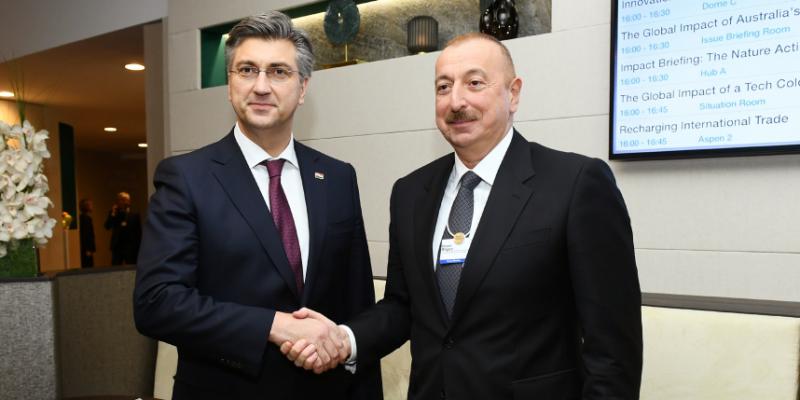 President Ilham Aliyev met with Croatian Prime Minister
