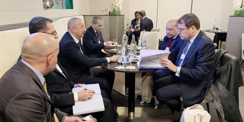 President Ilham Aliyev met with EBRD President in Davos 