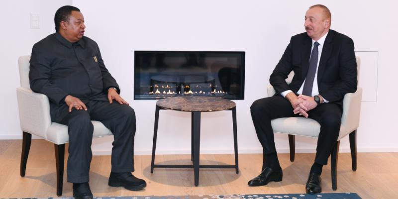 President Ilham Aliyev met with OPEC Secretary General in Davos 