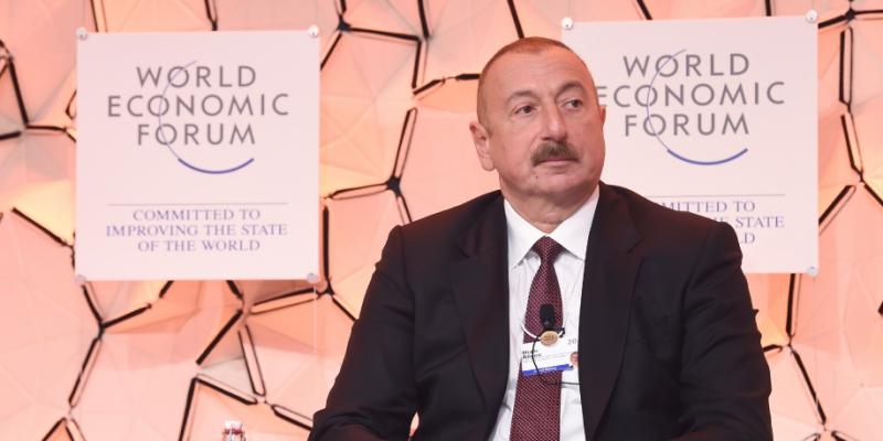 Prezident İlham Əliyev Davos Forumunda Azərbaycanın yeni hökumətinin prioritetlərini açıqlayıb