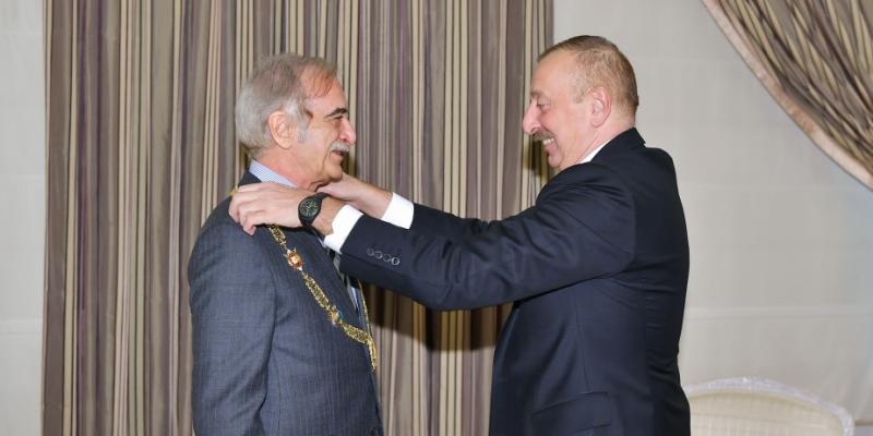 President Ilham Aliyev presented “Heydar Aliyev” Order to Polad Bulbuloghlu