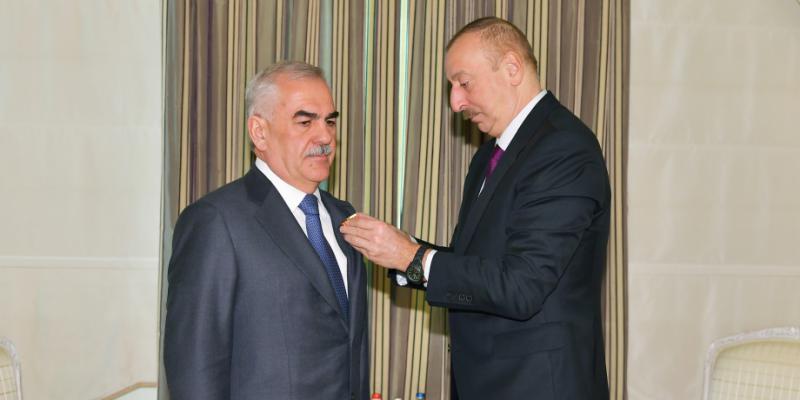 President Ilham Aliyev presented “Sharaf” Order to Vasif Talibov