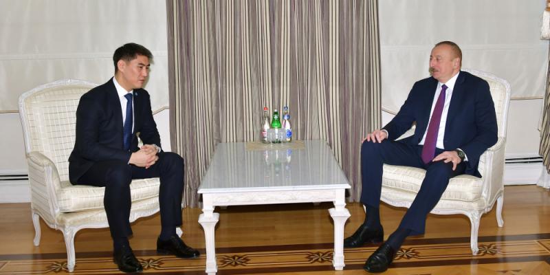 Президент Ильхам Алиев принял министра иностранных дел Кыргызстана