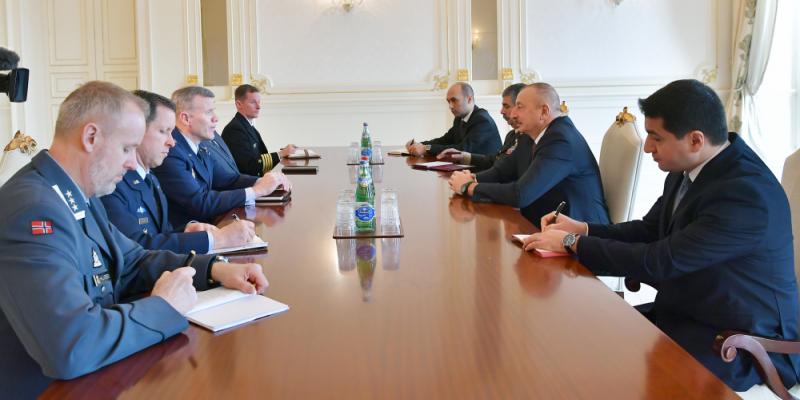 President Ilham Aliyev received delegation led by NATO Supreme Allied Commander Europe