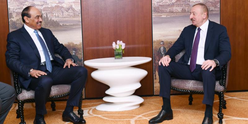 Prezident İlham Əliyev Münxendə Küveyt Dövlətinin Baş Naziri ilə görüşüb