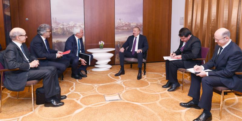 Состоялась встреча Президента Ильхама Алиева с генеральным исполнительным директором компании Leonardo