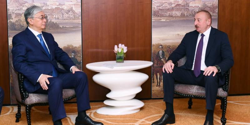 В Мюнхене состоялась встреча президентов Азербайджана и Казахстана