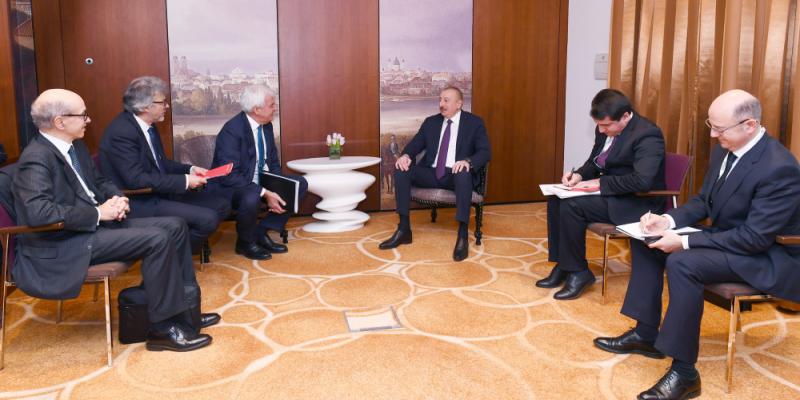 President Ilham Aliyev met with Chief Executive Officer of Leonardo company