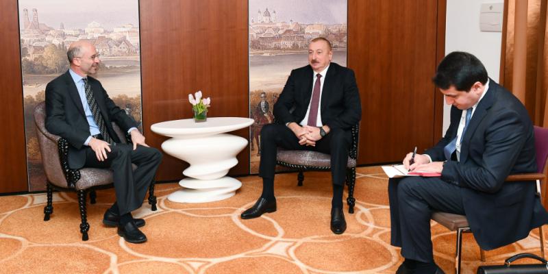 President Ilham Aliyev met with president and CEO of International Crisis Group in Munich