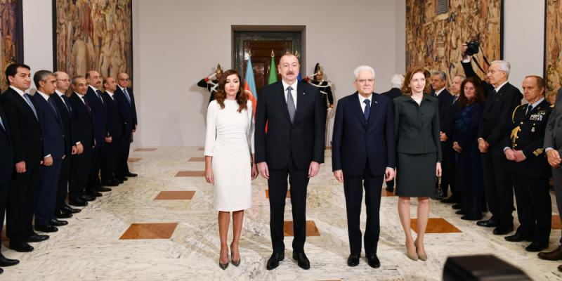 Official welcome ceremony was held for President Ilham Aliyev in Rome