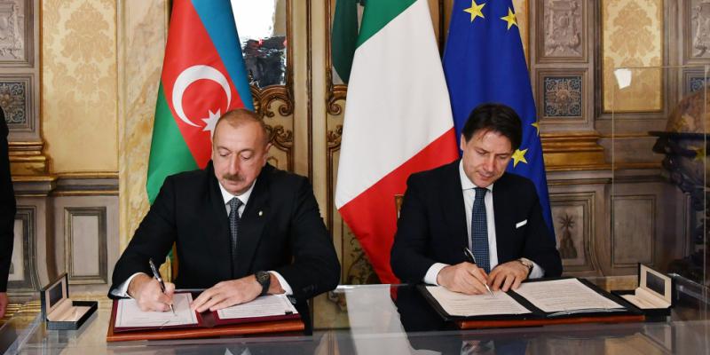 Состоялся обмен азербайджано-итальянскими документами