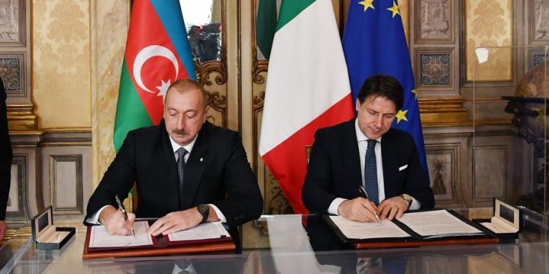 Azerbaijan, Italy exchanged documents 