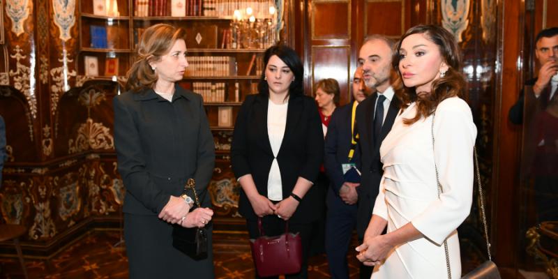 First lady Mehriban Aliyeva viewed Quirinale Palace in Rome